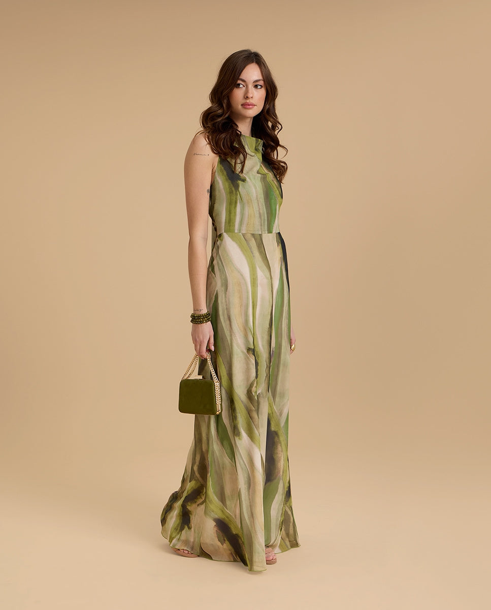 VESTIDO SELVA VERDE OLIVA
