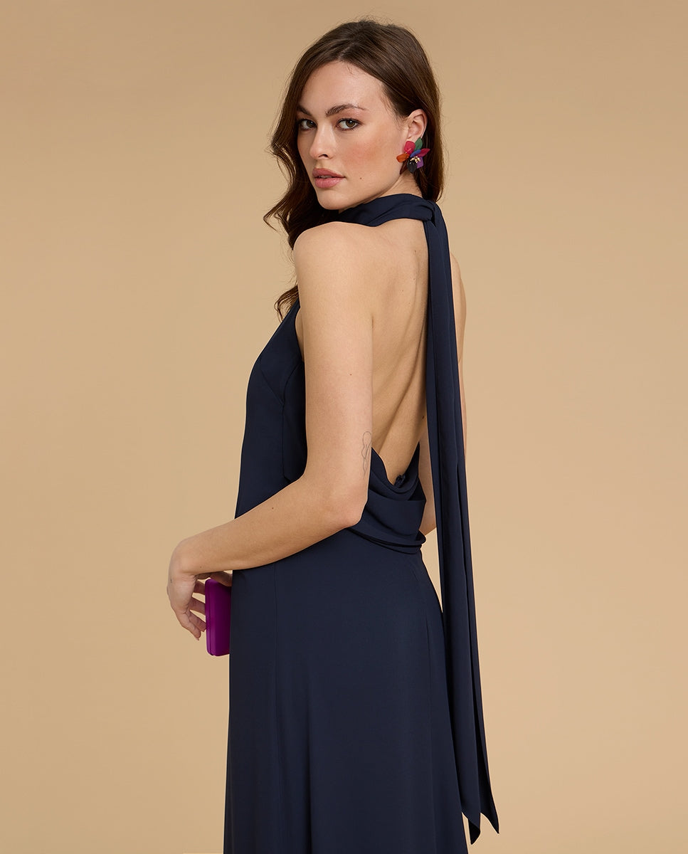 VESTIDO SABANA AZUL NOCHE