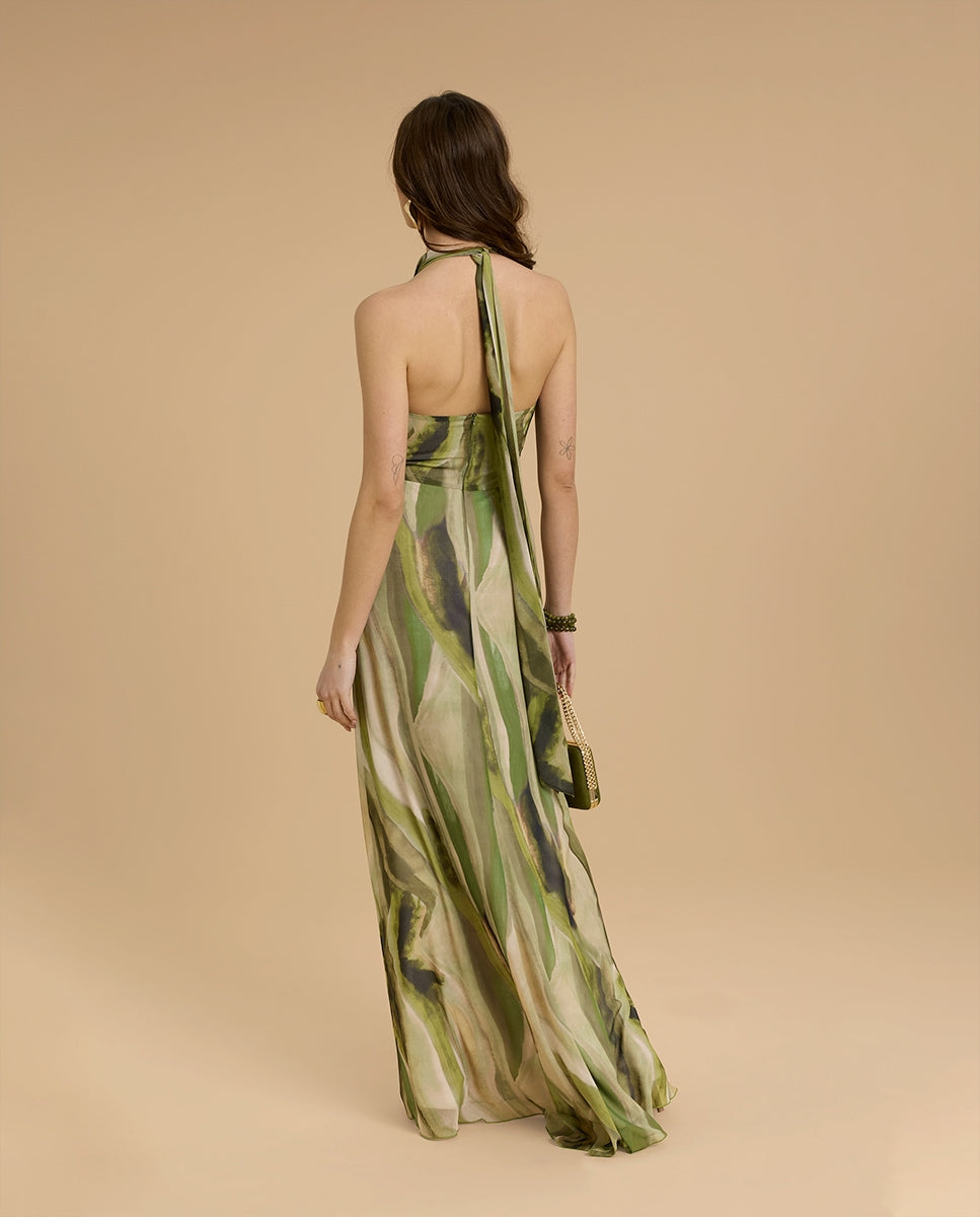 VESTIDO SELVA VERDE OLIVA