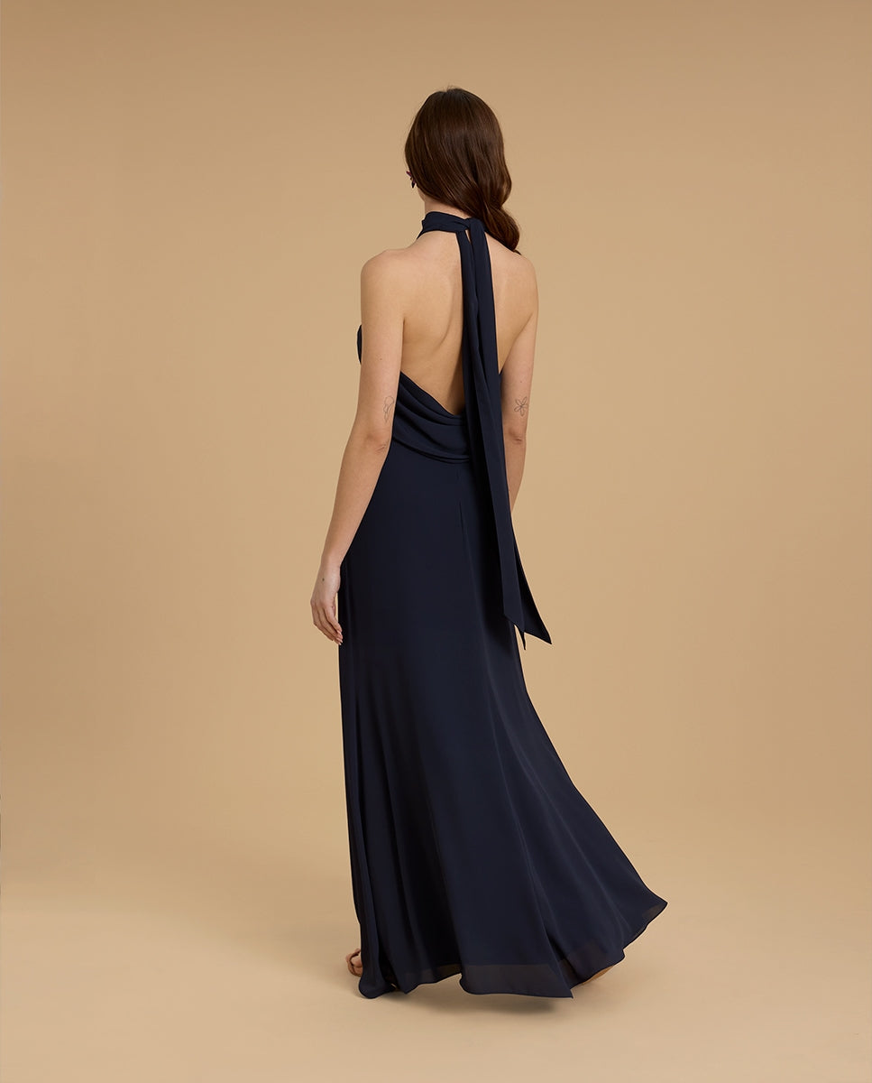 VESTIDO SABANA AZUL NOCHE