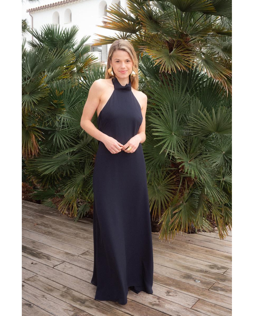VESTIDO SABANA AZUL NOCHE