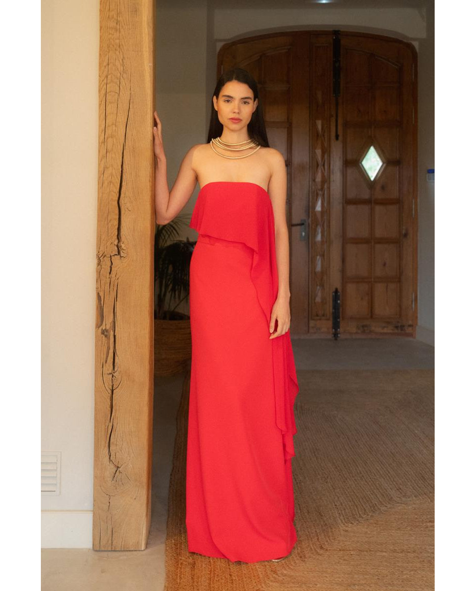 VESTIDO LAGUNA ROJO