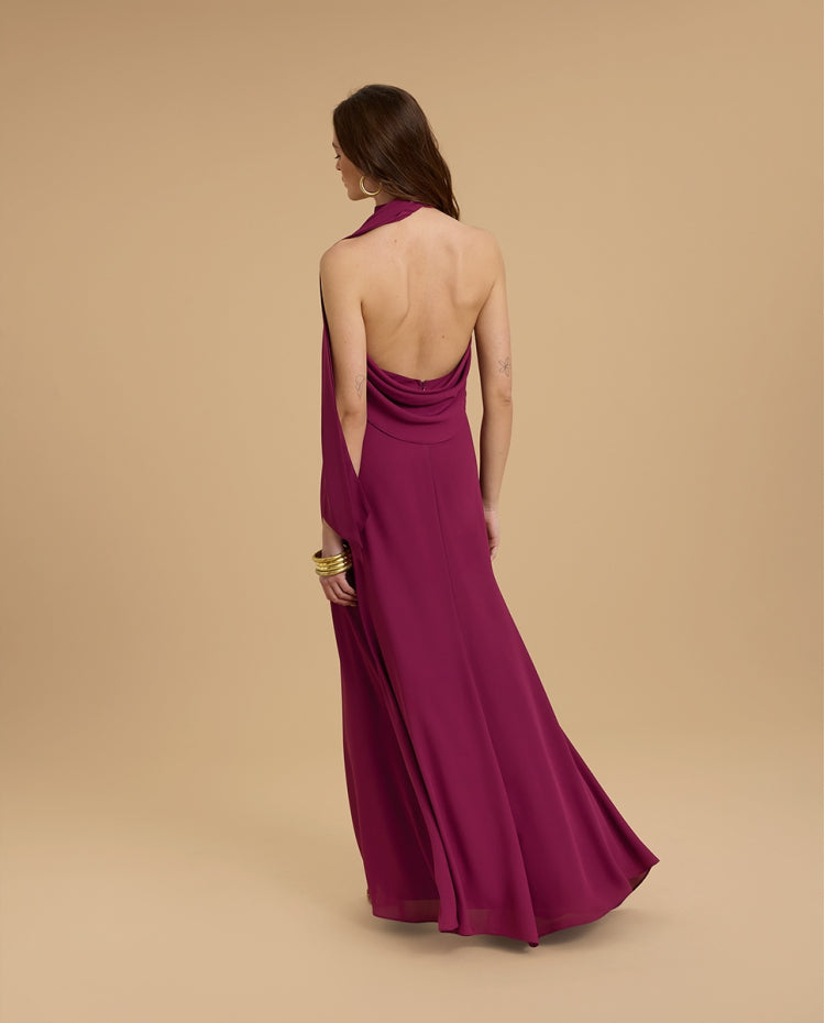 VESTIDO SABANA VINO