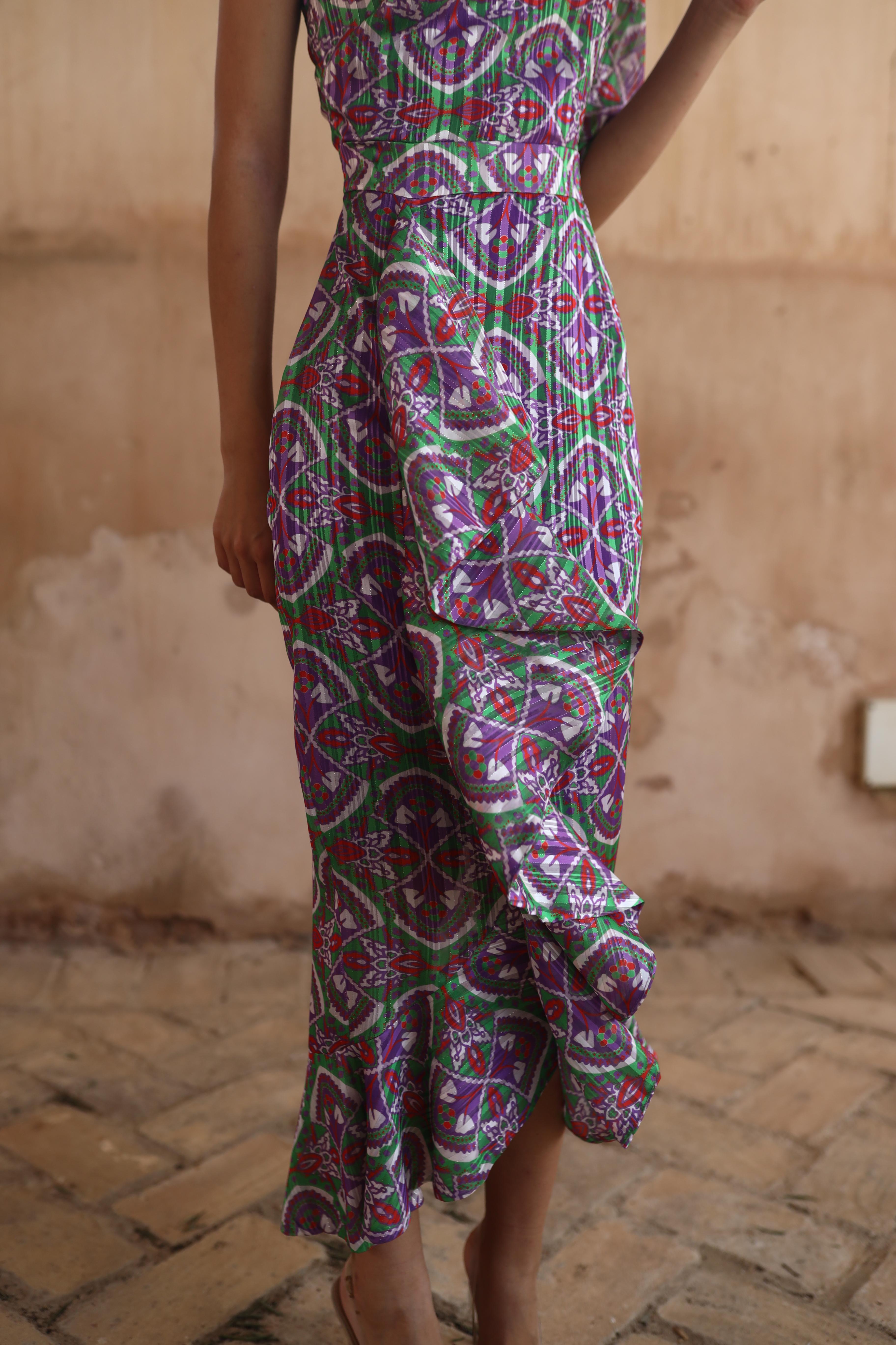 VESTIDO ORNELLA MORADO