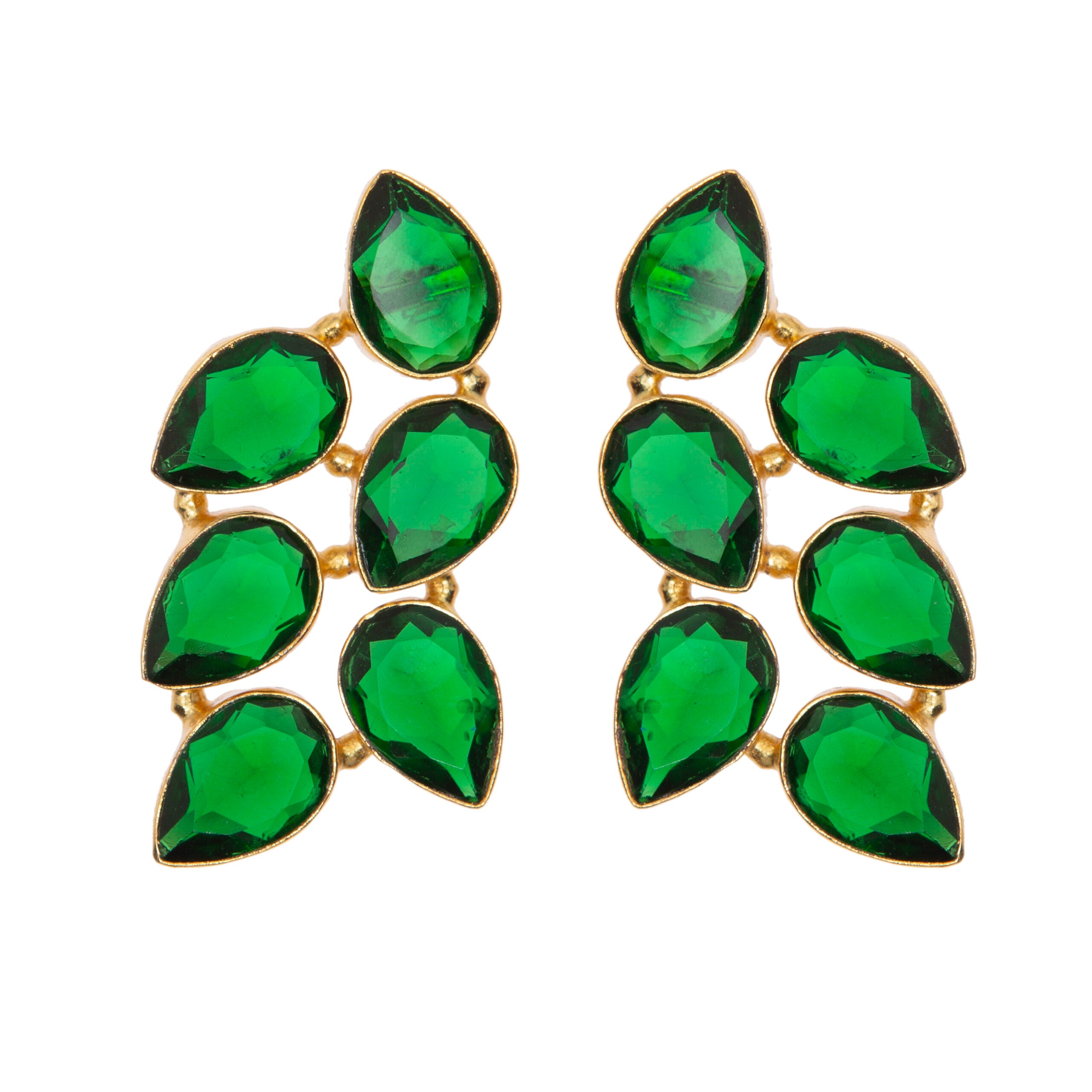 PENDIENTES PÉTALOS HOJA