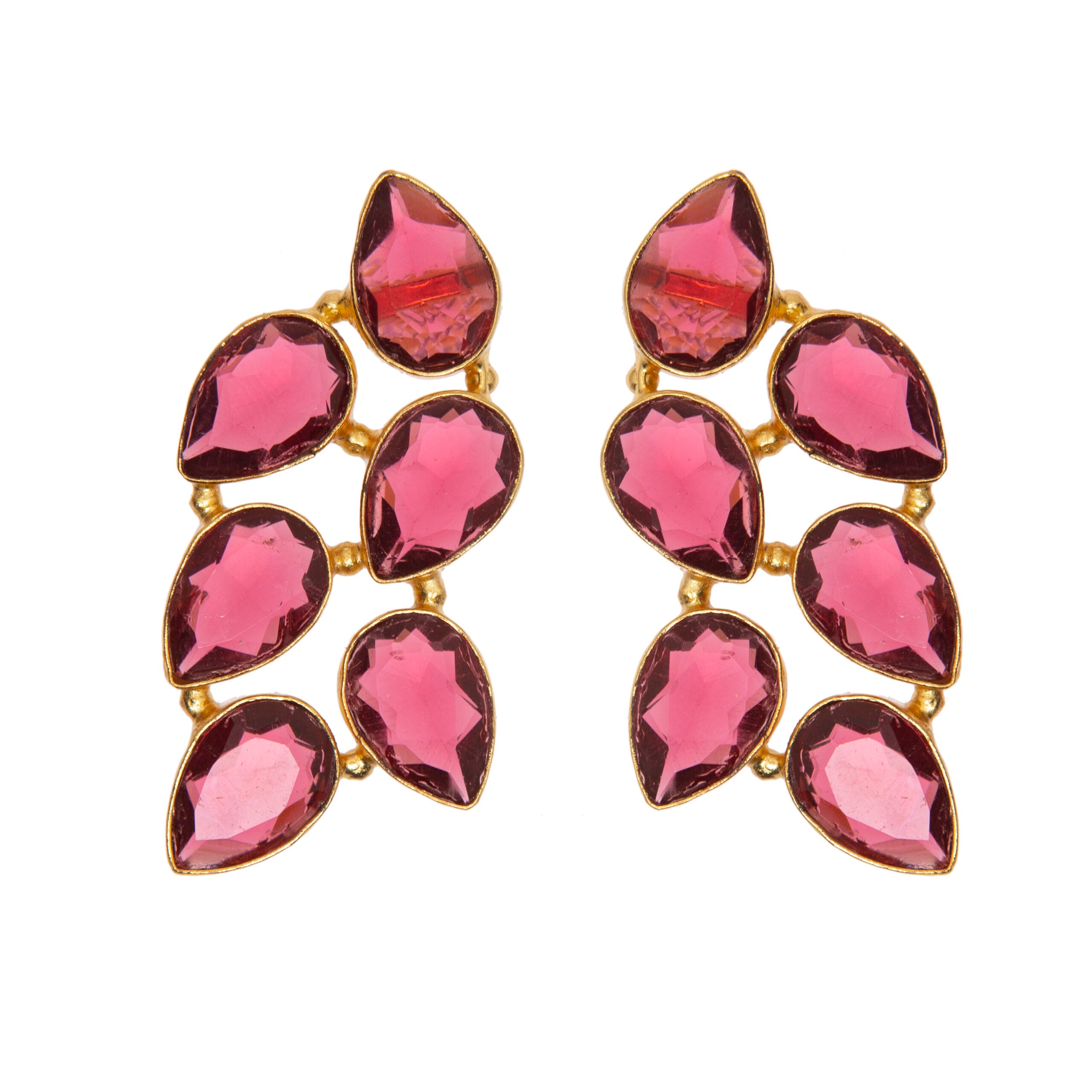 PENDIENTES PÉTALOS HOJA