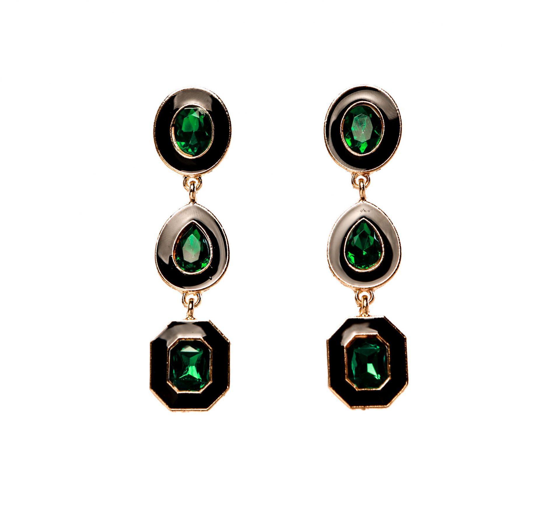 PENDIENTES ESMALTE CRISTAL