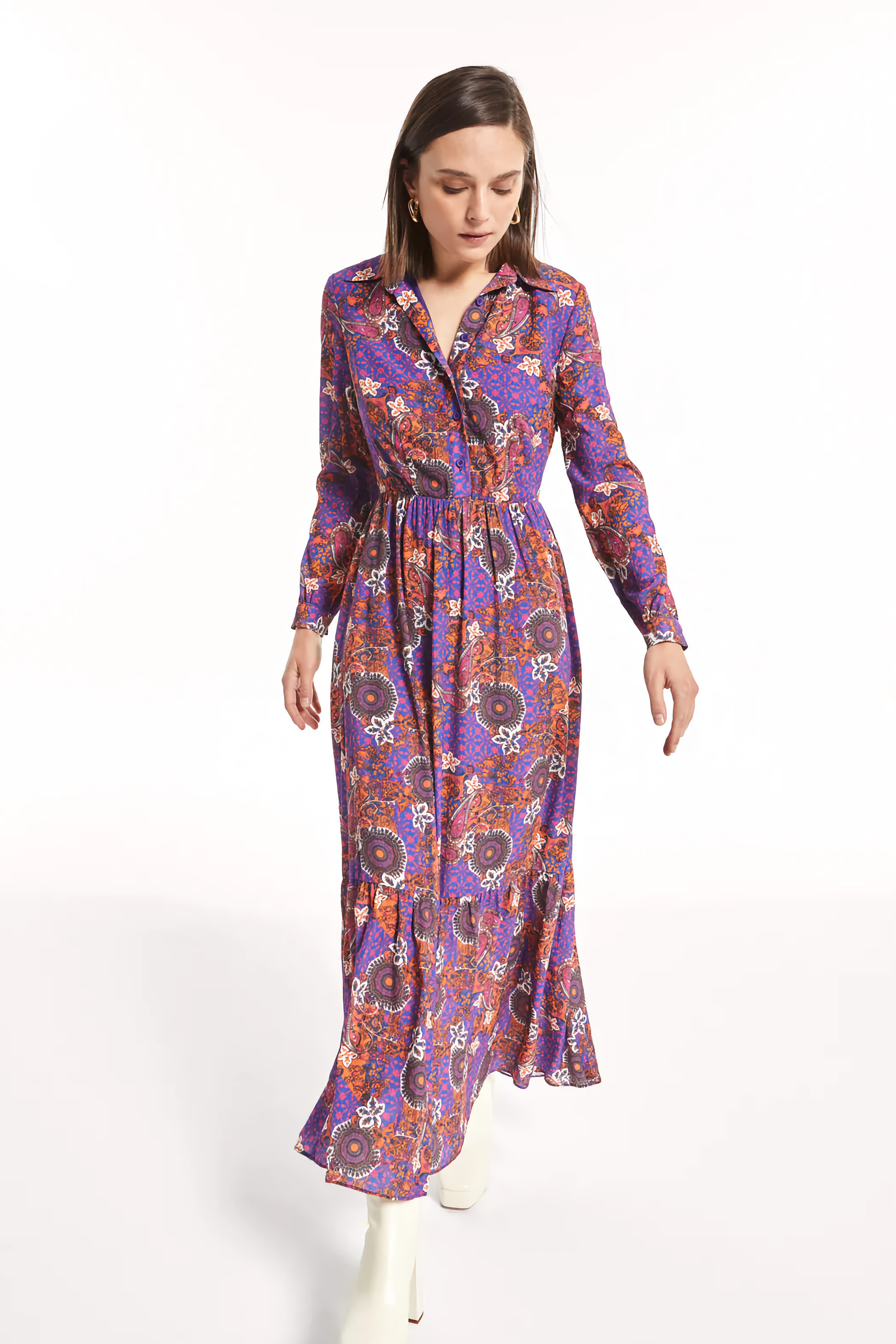 VESTIDO COUNTRY PAISLEY