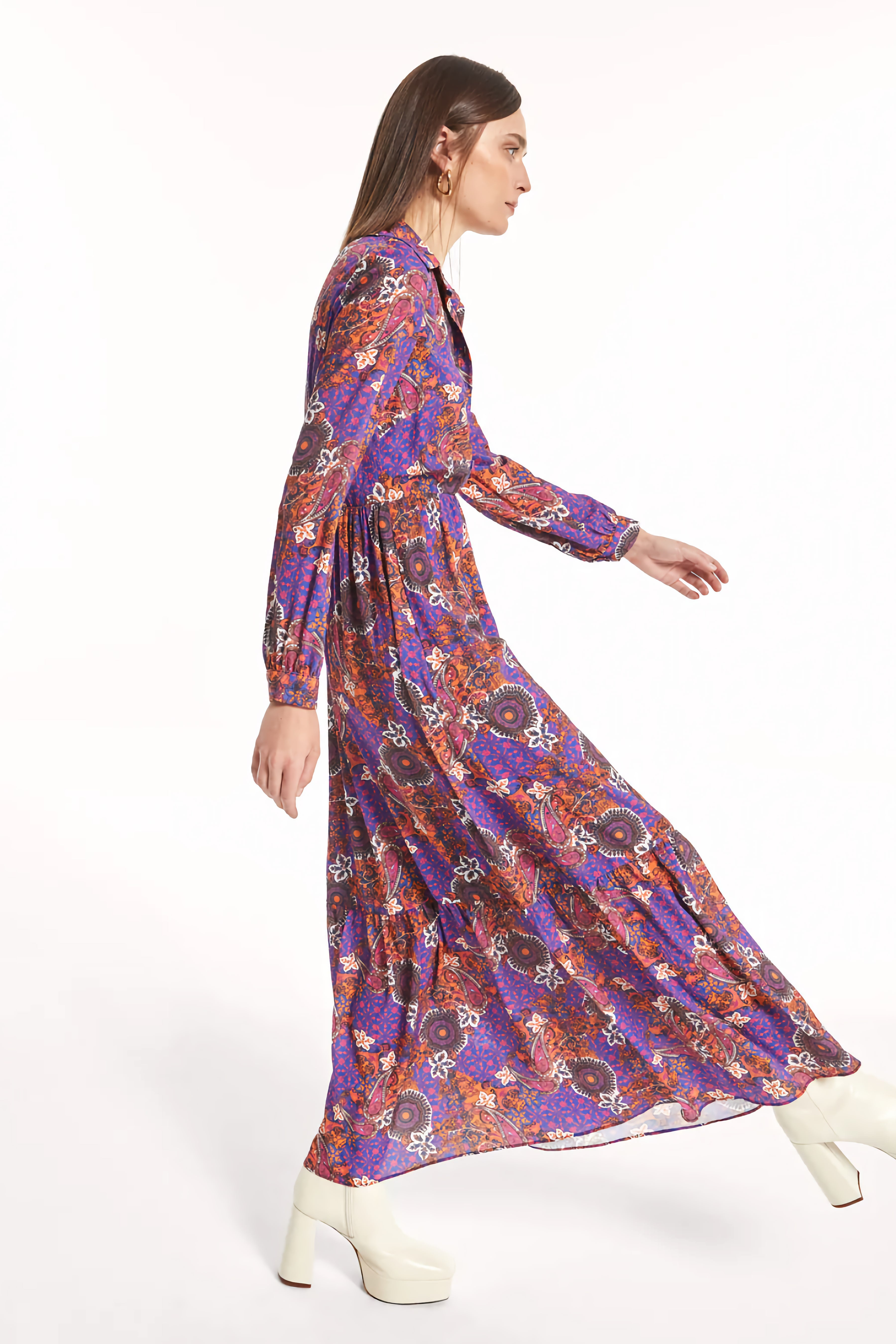 VESTIDO COUNTRY PAISLEY