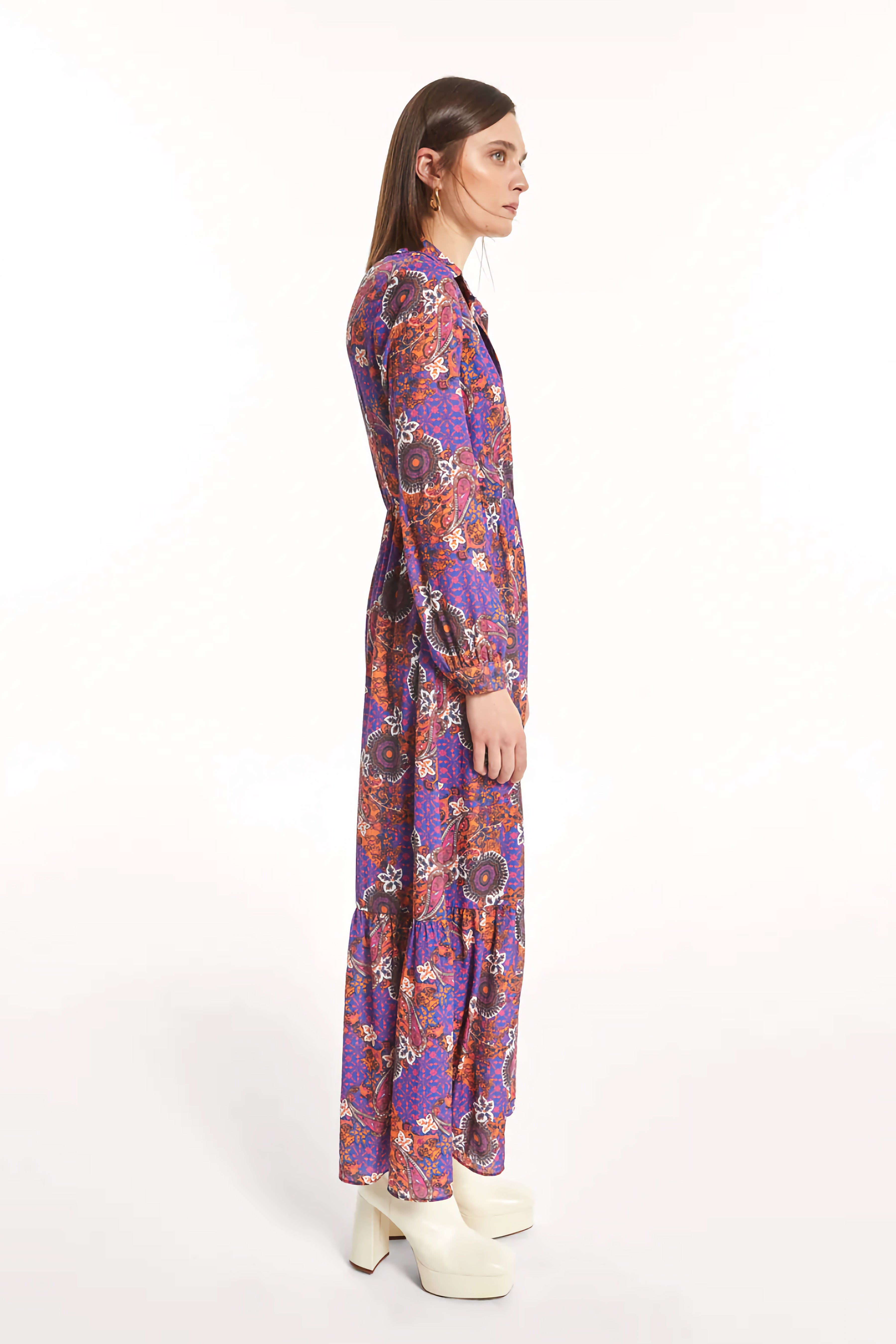 VESTIDO COUNTRY PAISLEY