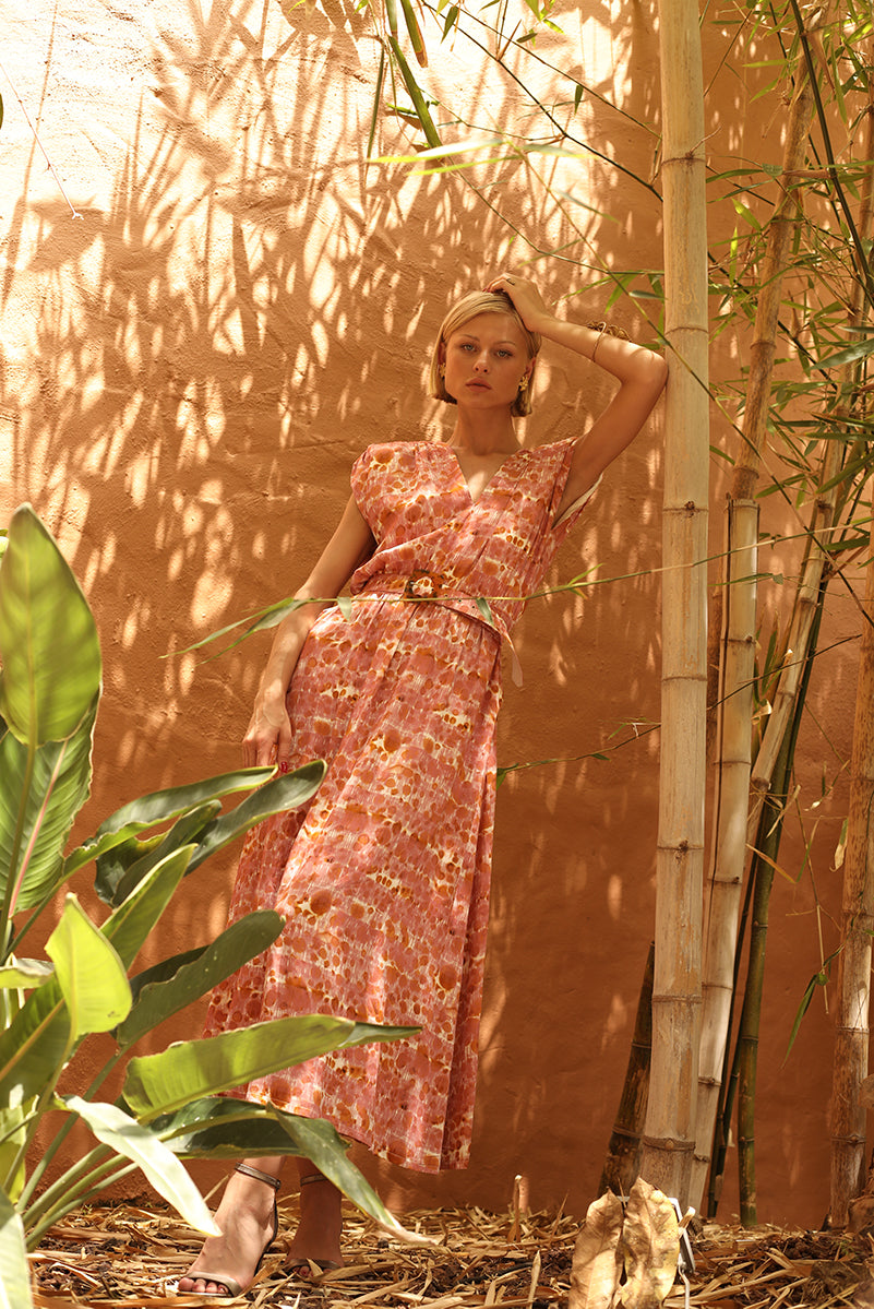 VESTIDO CRISTEL ROSA