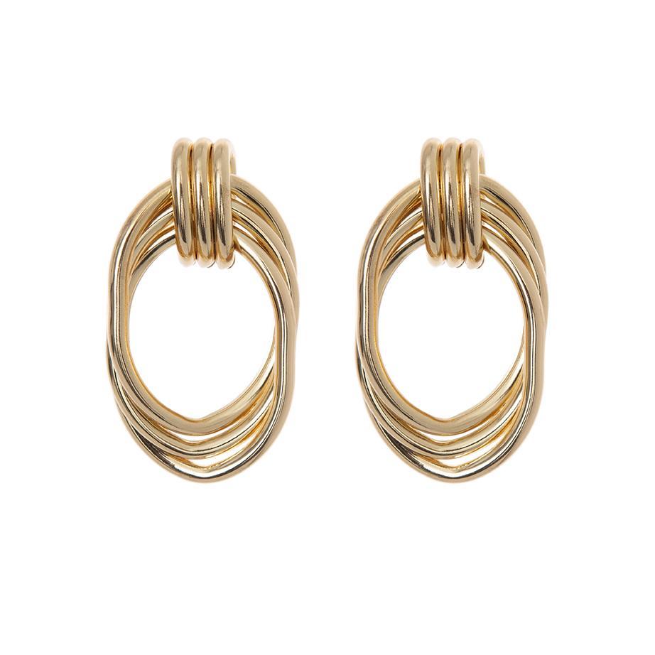 PENDIENTES ARANDELA CLASICA ORO