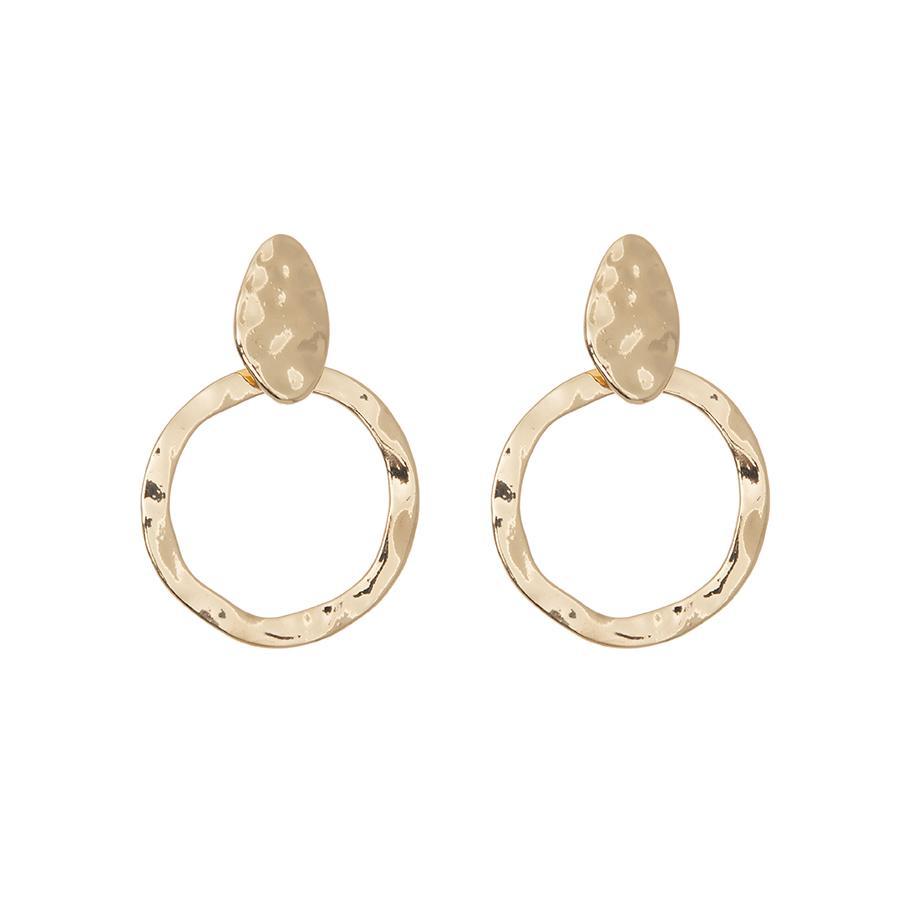 PENDIENTES ARANDELA MARTELADO