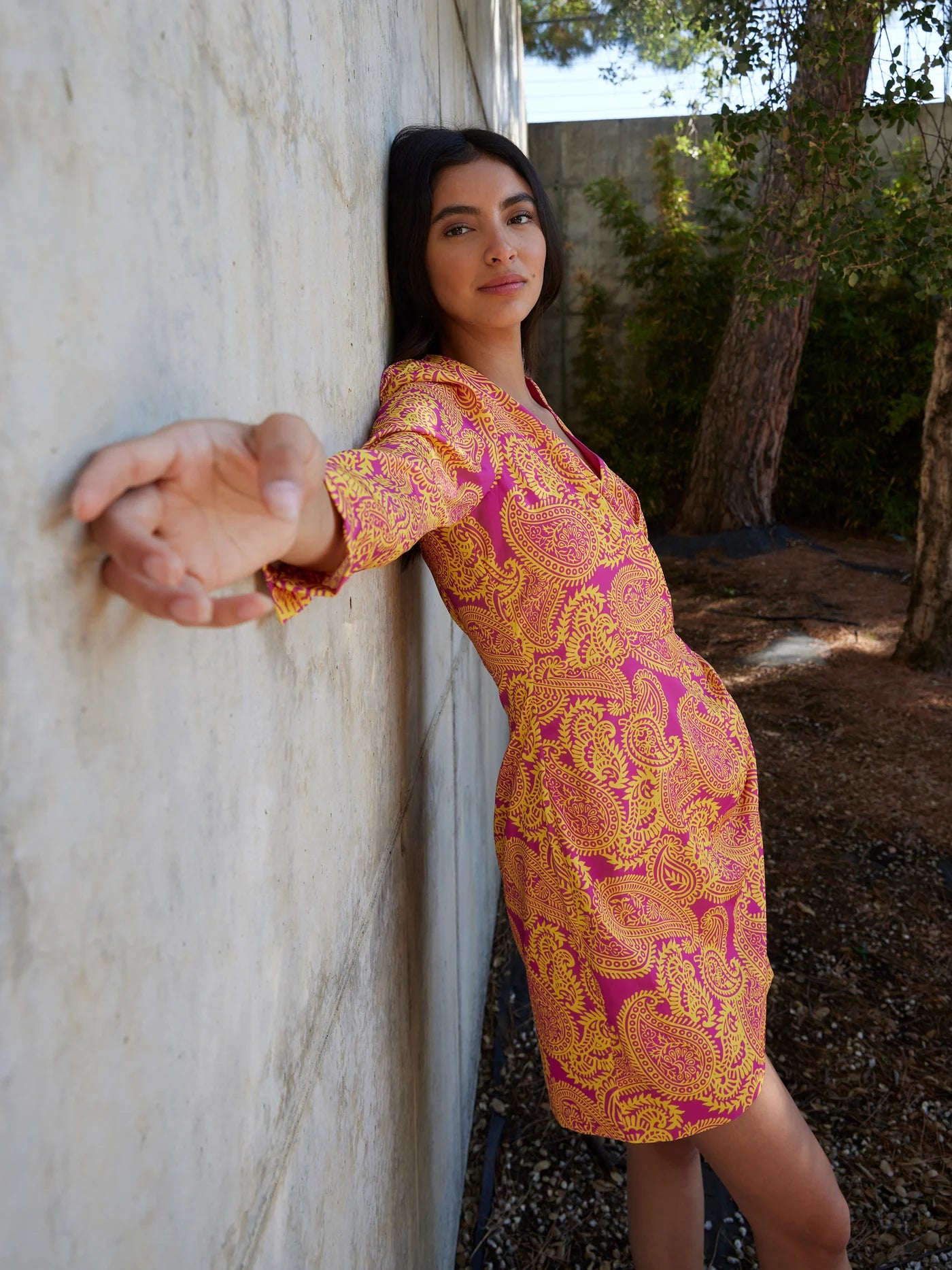 VESTIDO CLAUDIA PAISLEY
