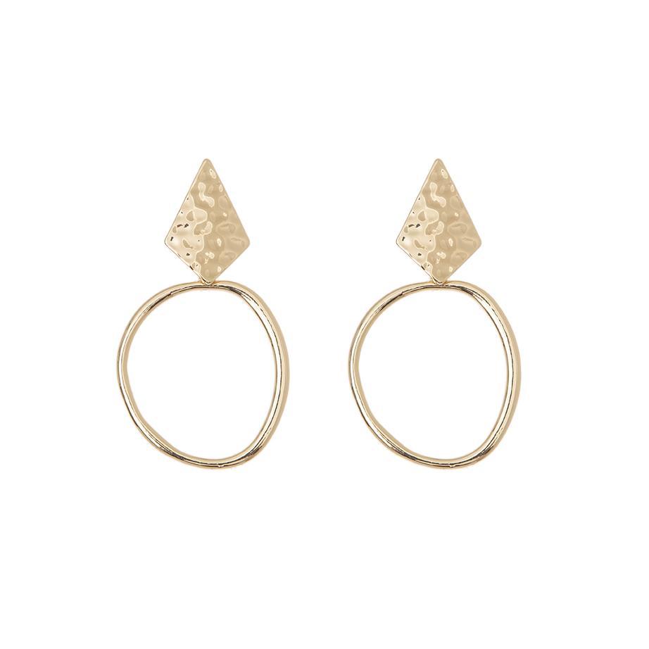 PENDIENTES ARANDELA MARTELADO