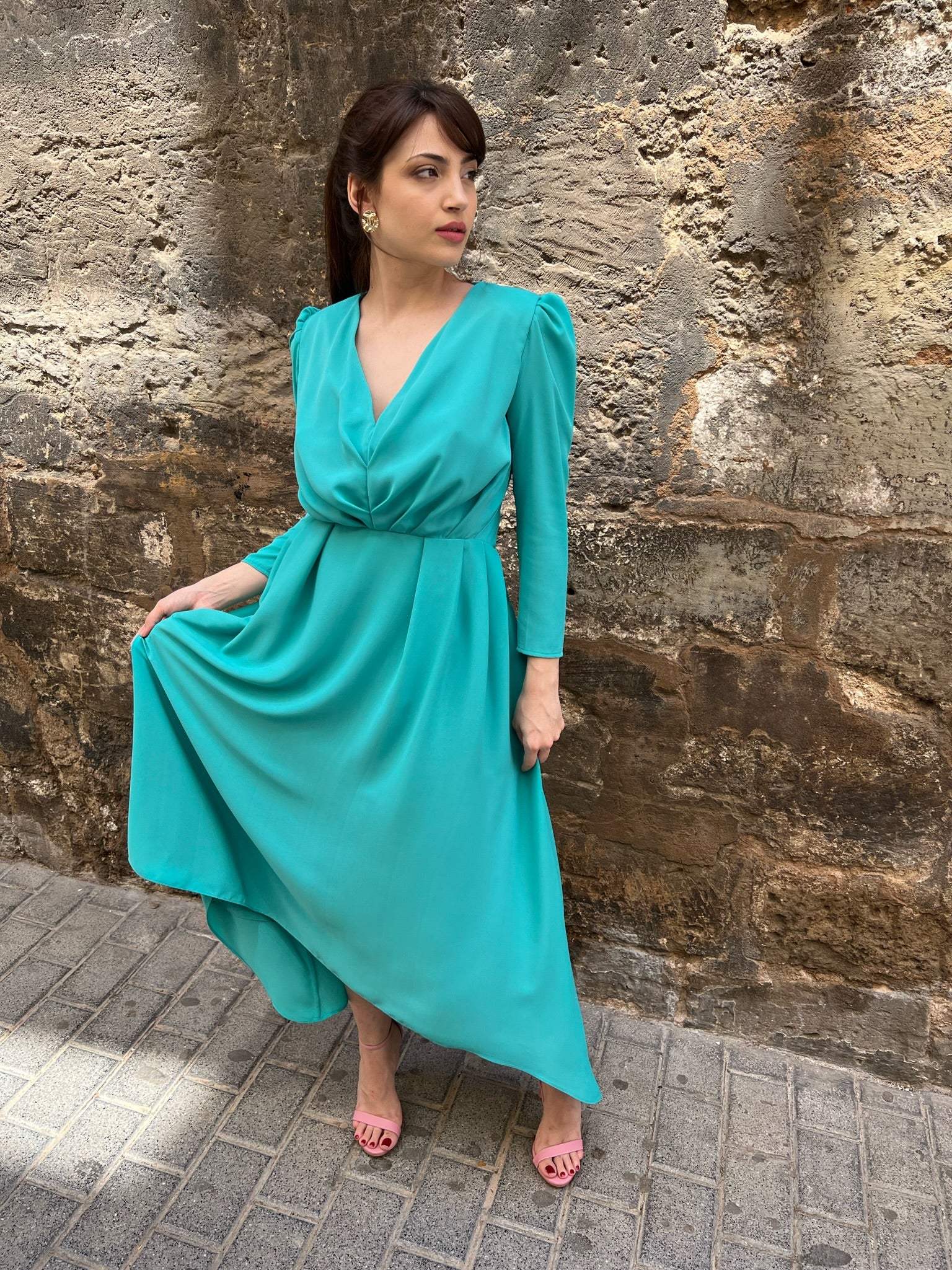 VESTIDO BIANCA VERDE