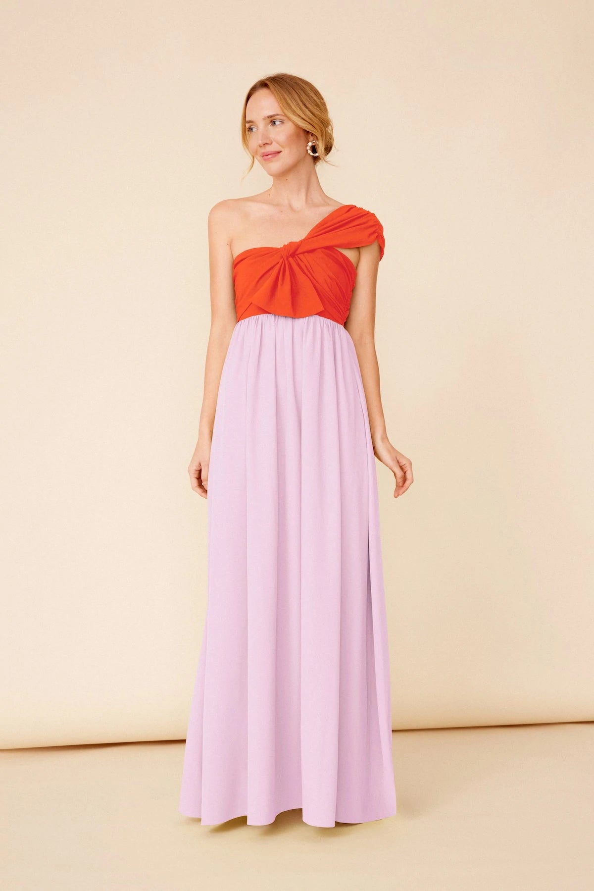VESTIDO TITI RUST/LAVENDER