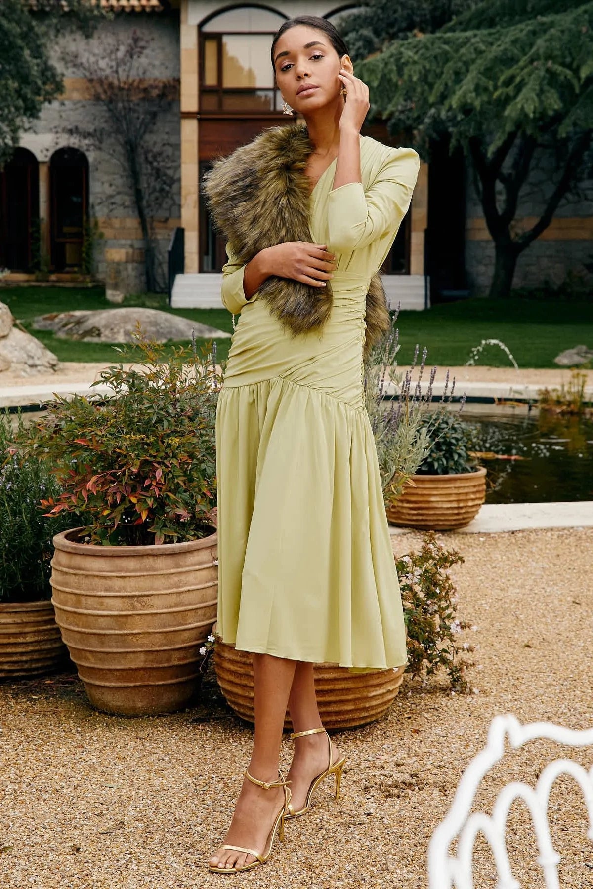 VESTIDO TITA PISTACHO
