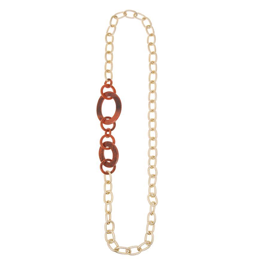 COLLAR ESLABONES PIEZA RESINA