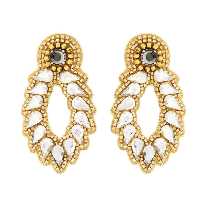 PENDIENTES BORDADOS A MANO