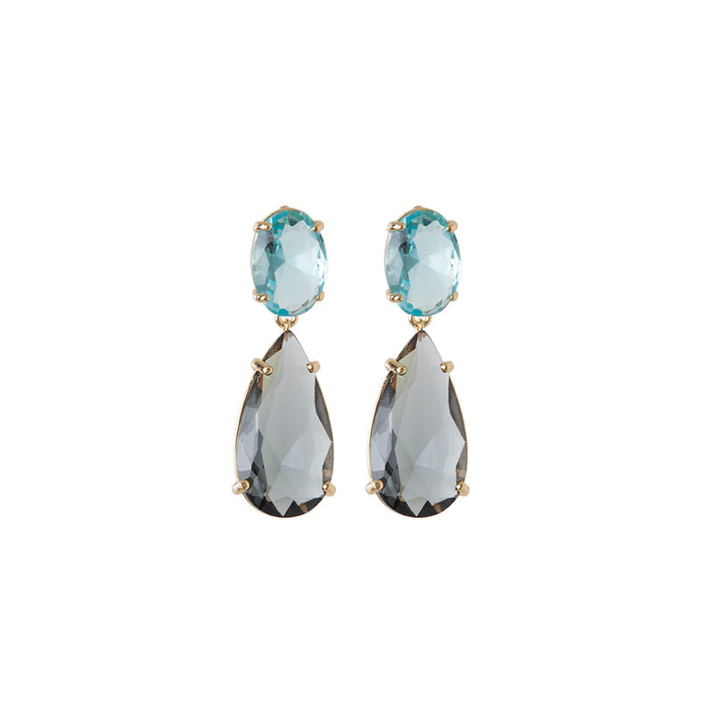 PENDIENTES LAGRIMA DOBLE