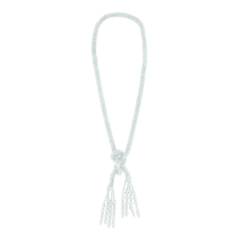 COLLAR CRISTAL CON FLECOS