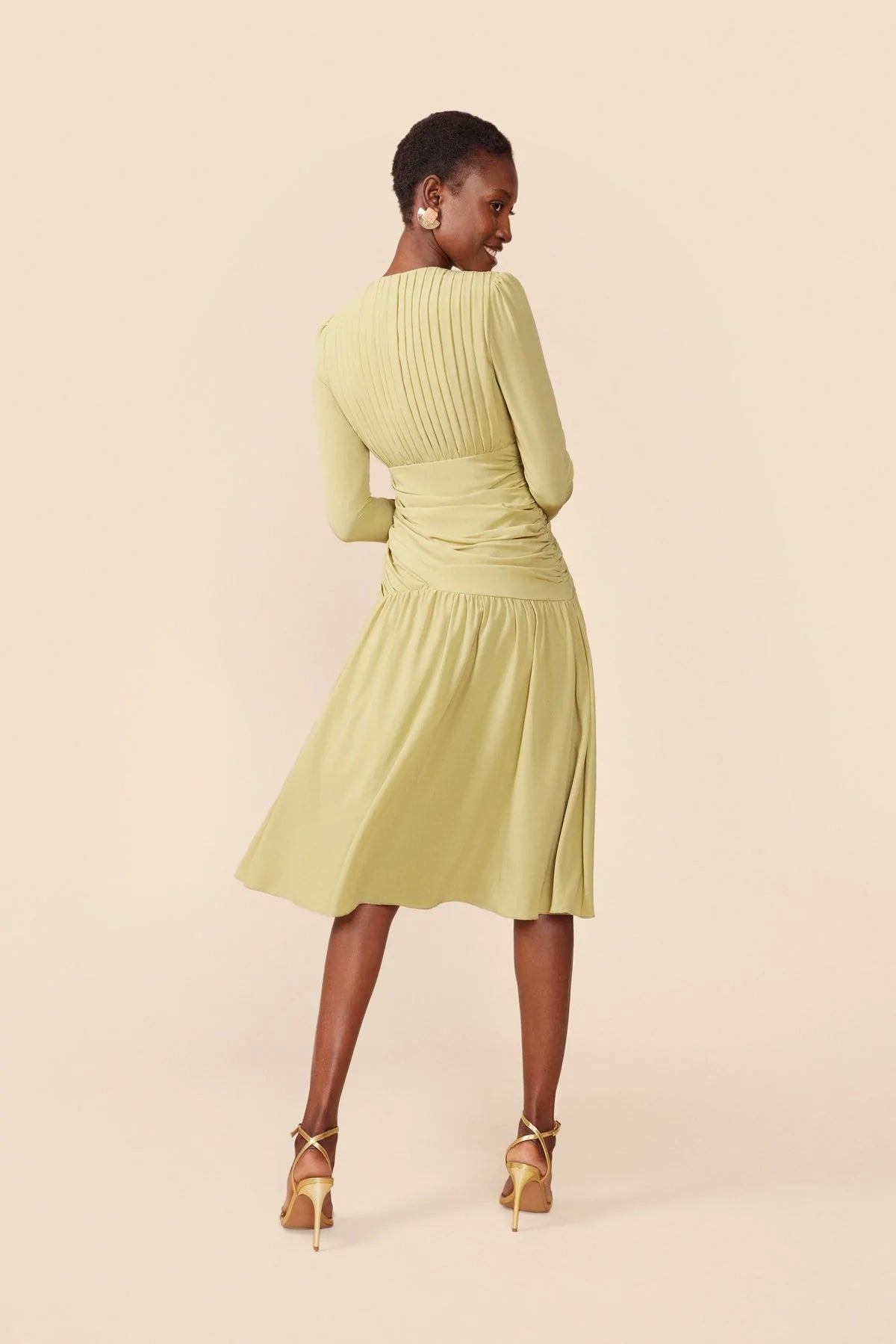 VESTIDO TITA PISTACHO