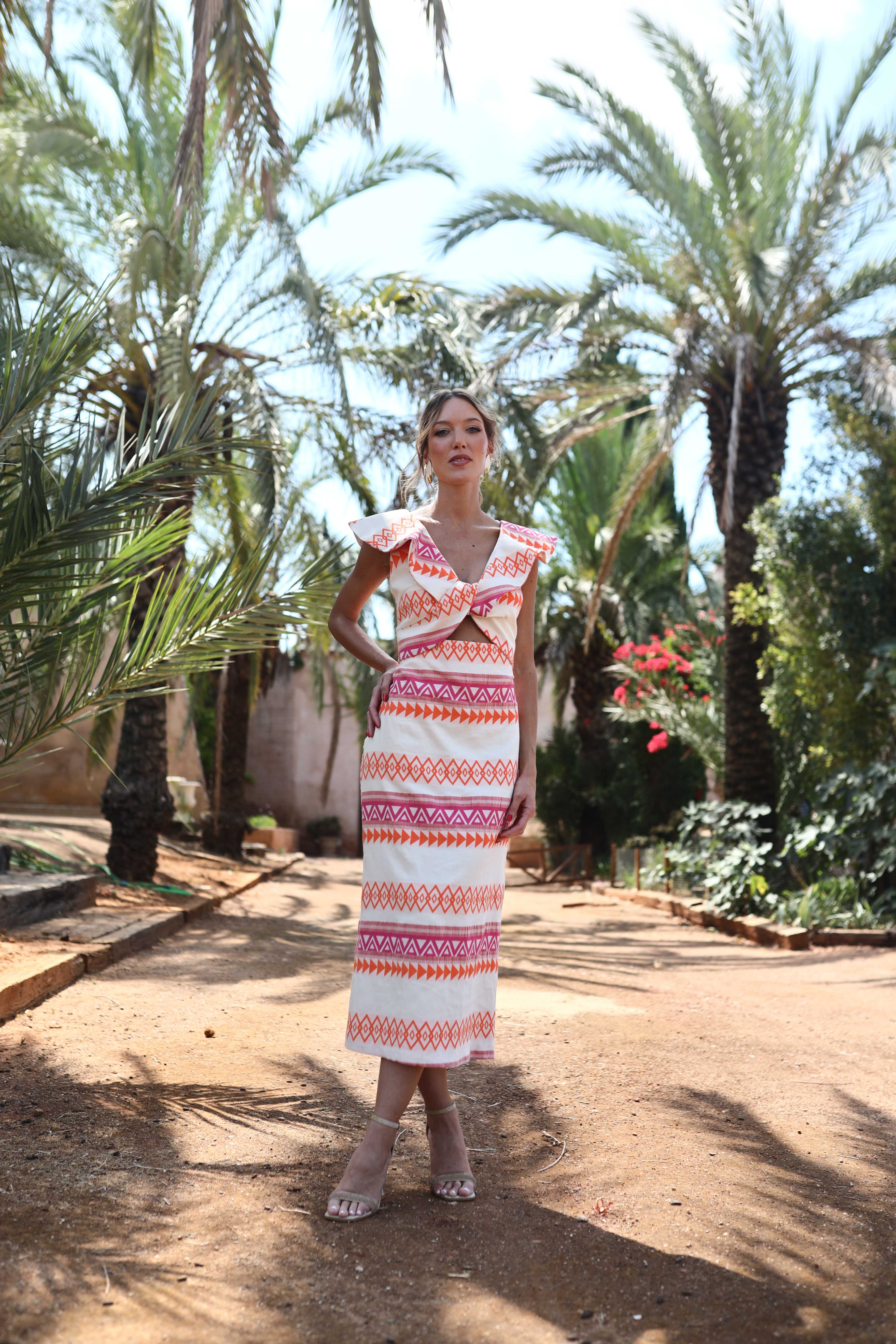 VESTIDO INÉS NARANJA