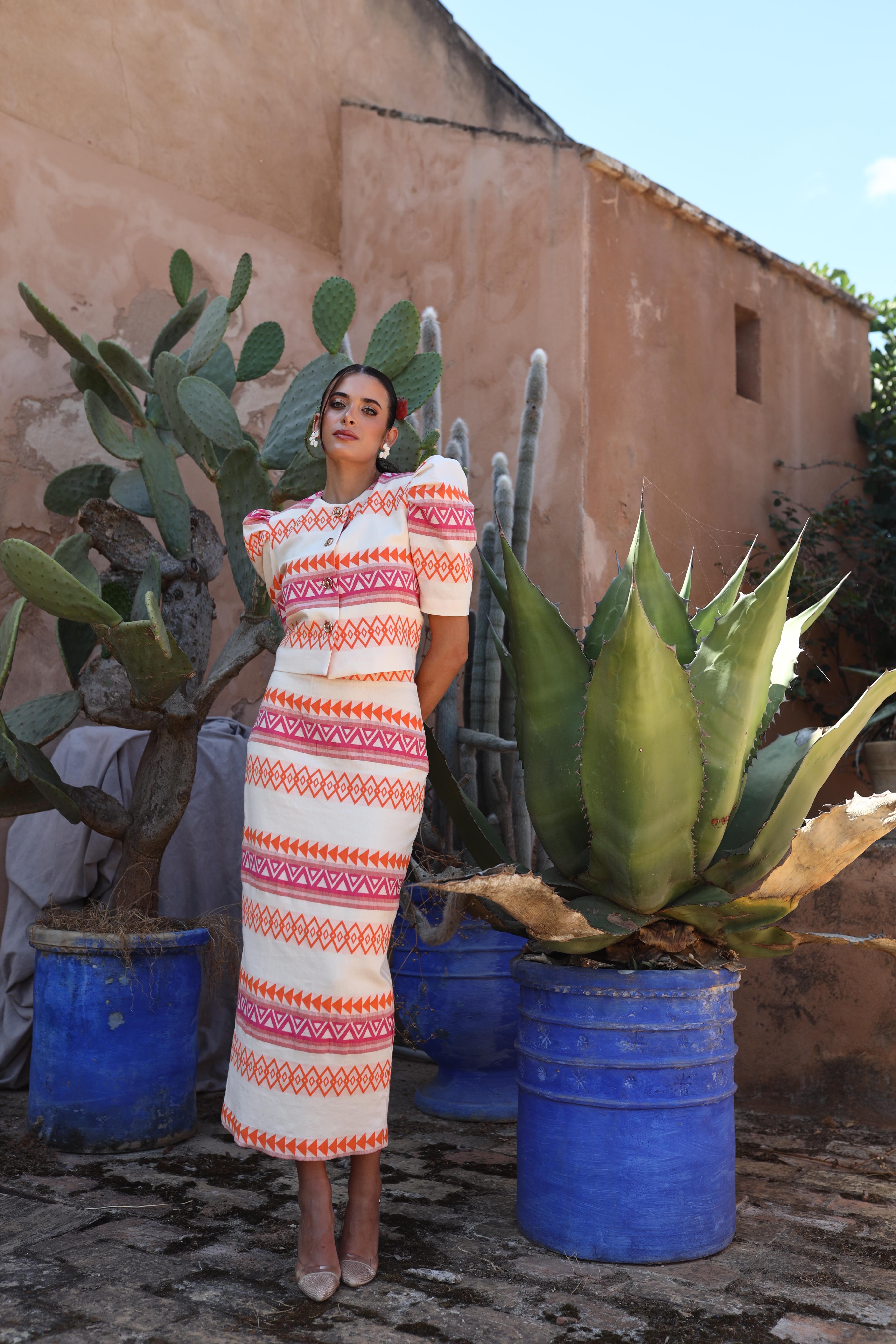 VESTIDO TRINI NARANJA